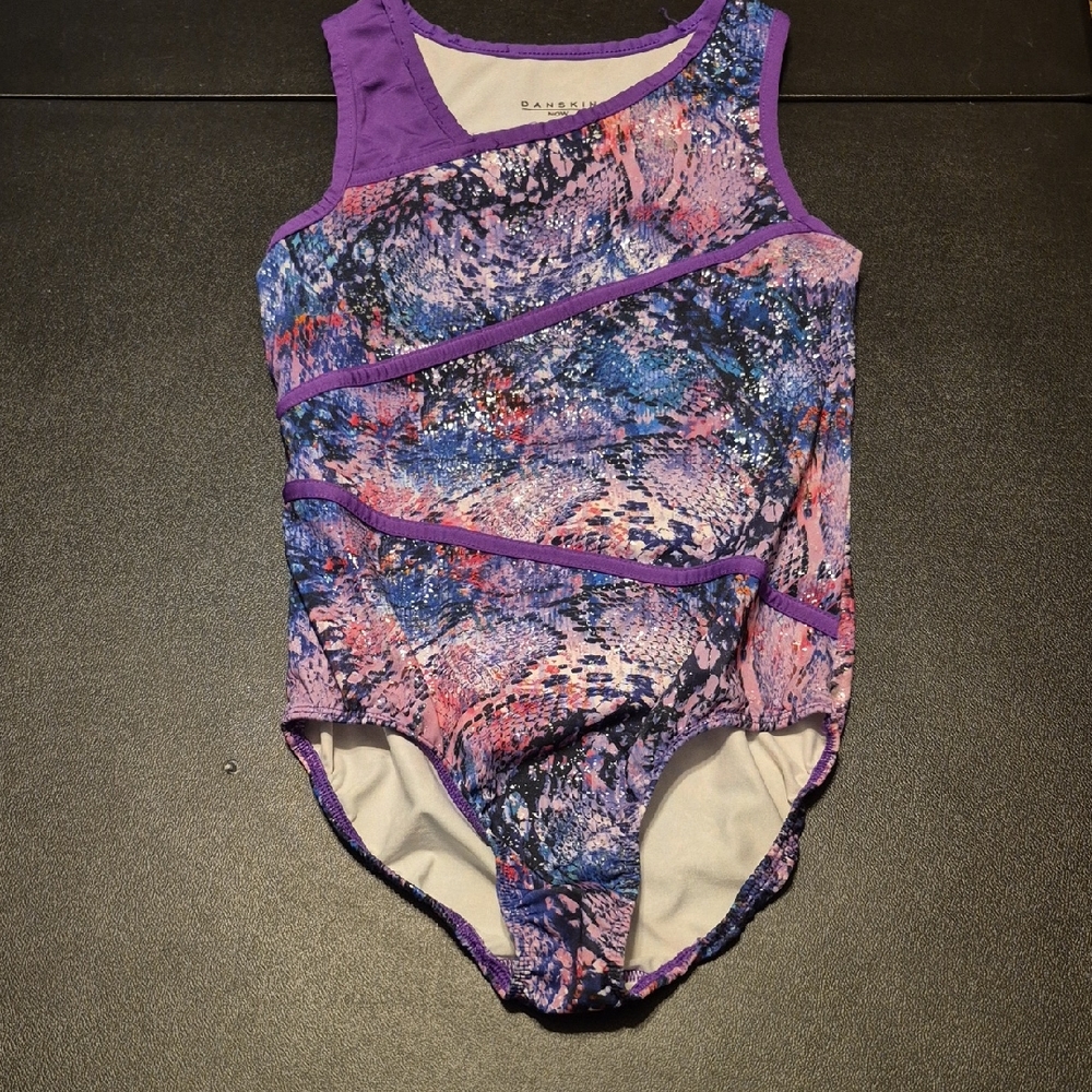 Danskin Now White Gymnastics Leotard